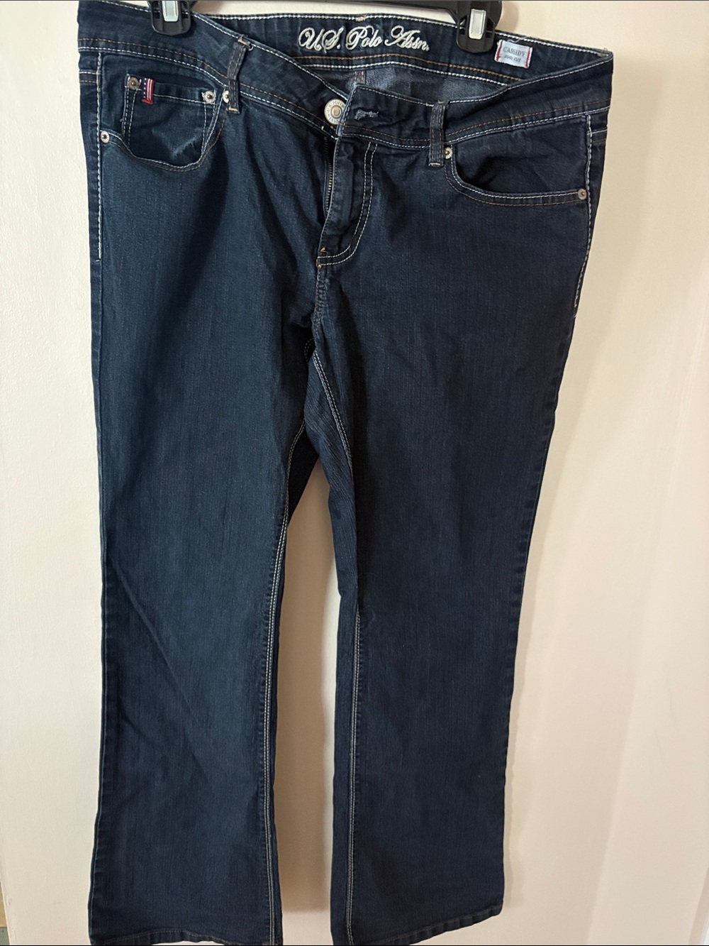 U.S. Polo Assn. Navy Blue Straight-Leg Jeans
